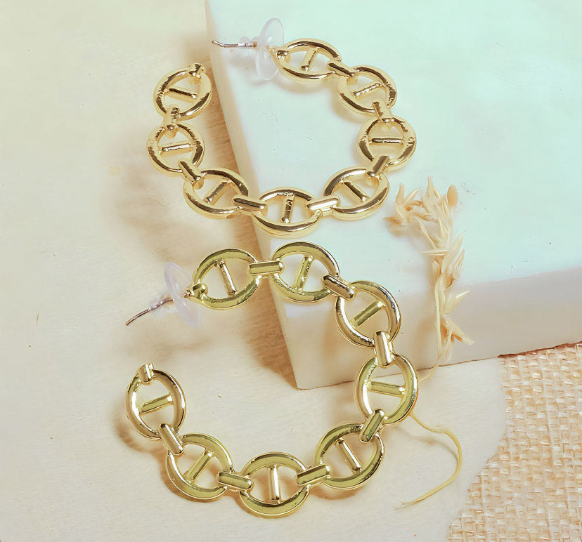 Evelyn - Chain hoops