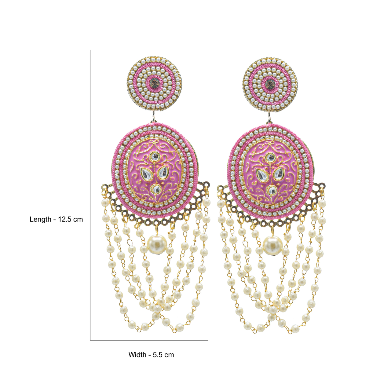 Aks - Stunning Meenakari Earrings