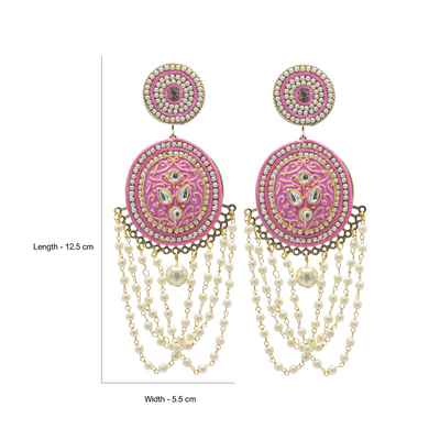 Aks - Stunning Meenakari Earrings