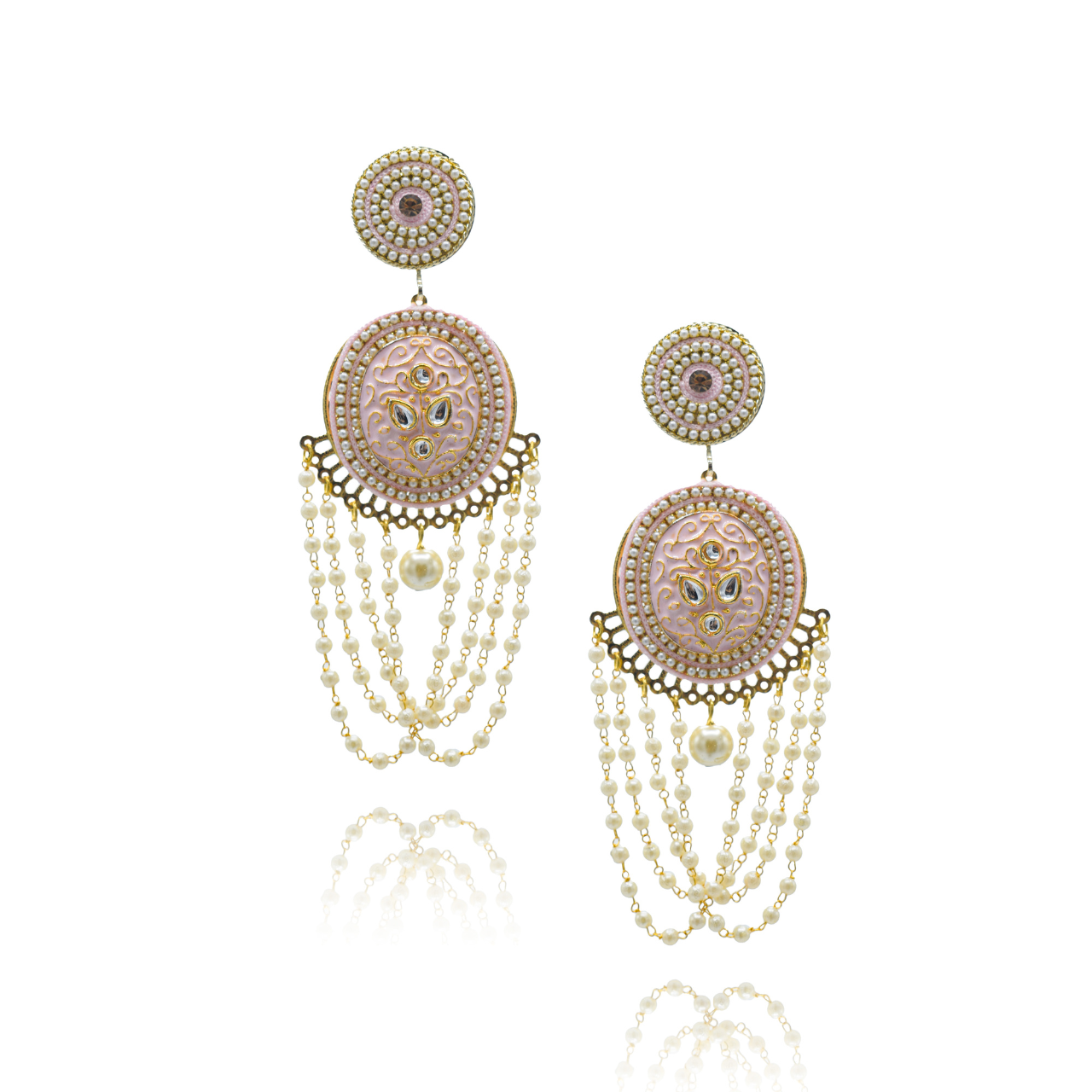 Aks - Stunning Meenakari Earrings