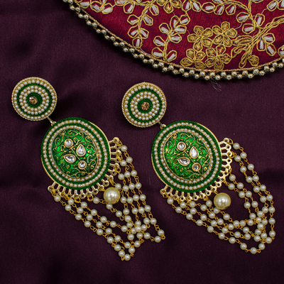 Aks - Stunning Meenakari Earrings