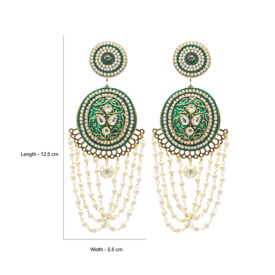 Aks - Stunning Meenakari Earrings