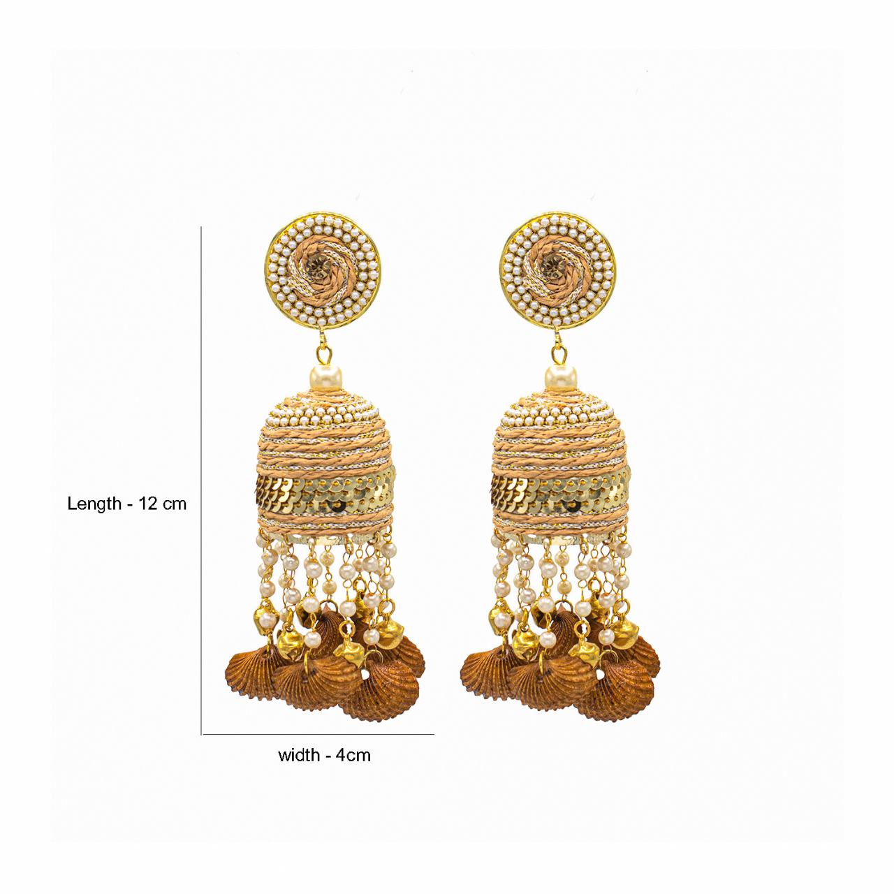 Raabta - Shell Fitting earrings