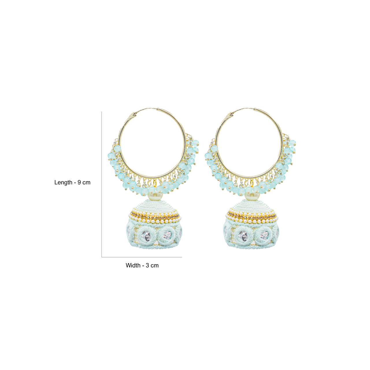 Inaayat - Colourful & Elegant Bali Jumkha Earrings