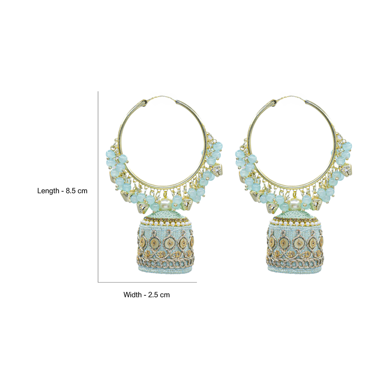 Nawazish - Chandbali Hoop Earrings