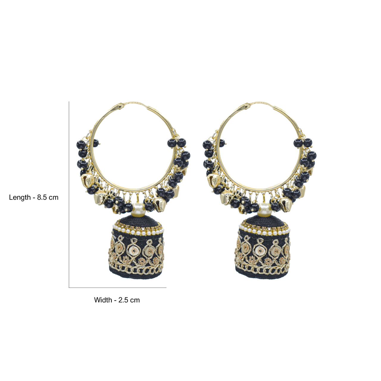 Nawazish - Chandbali Hoop Earrings