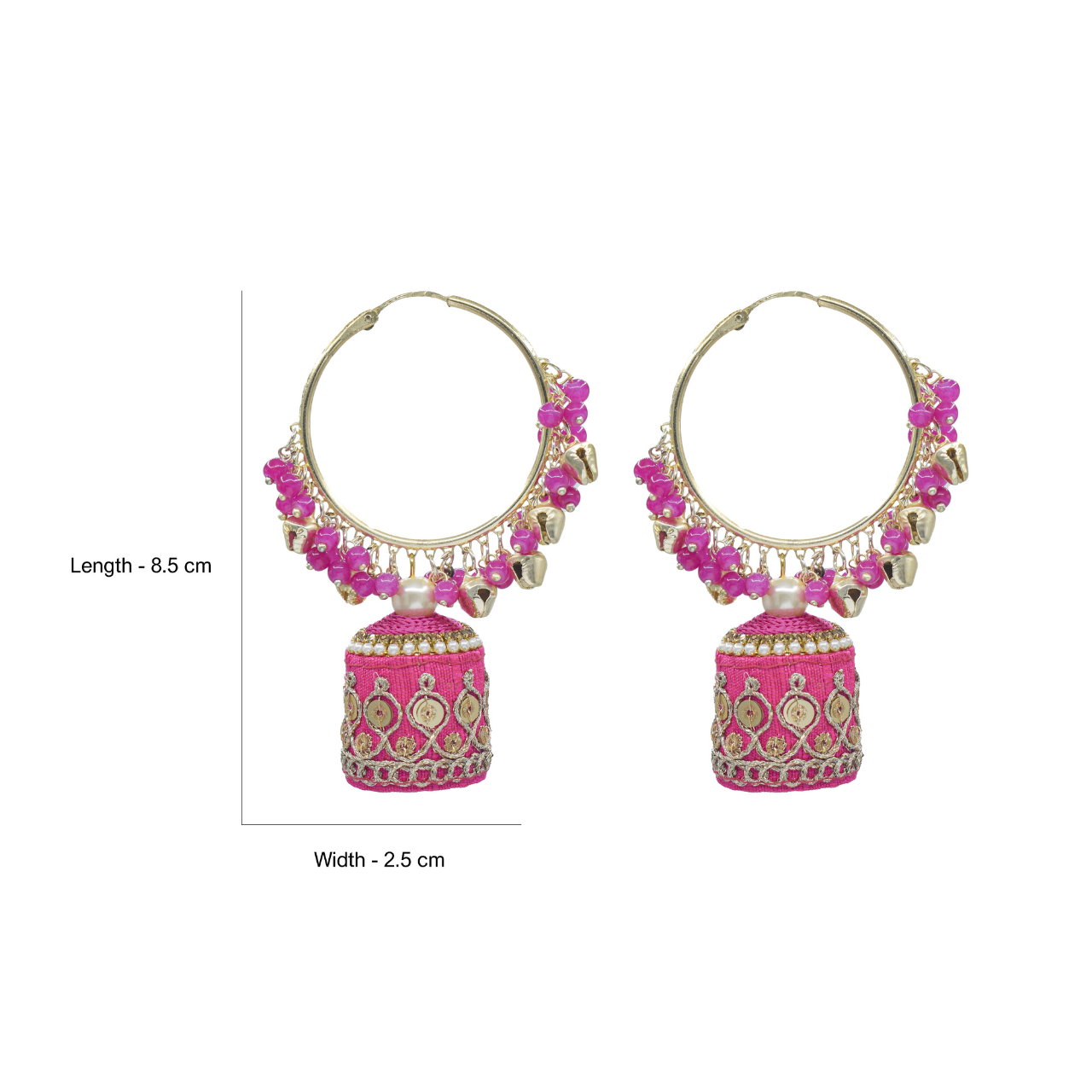 Nawazish - Chandbali Hoop Earrings