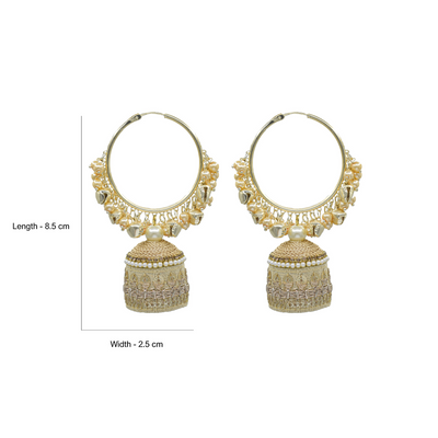 Nawazish - Chandbali Hoop Earrings