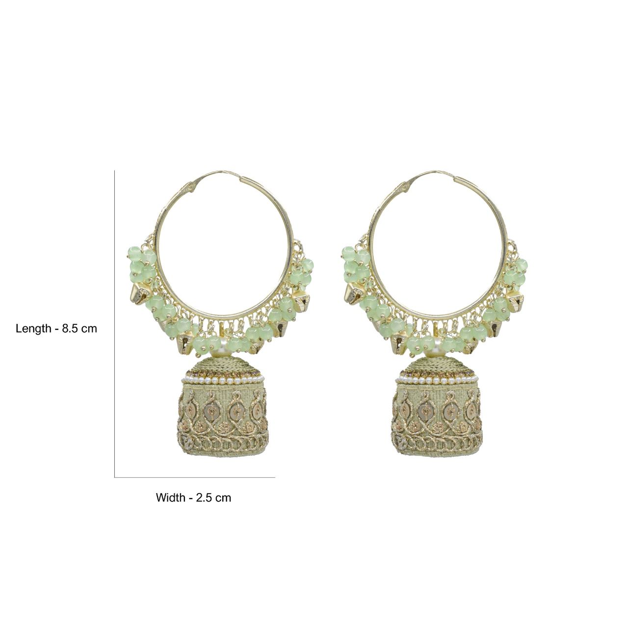 Nawazish - Chandbali Hoop Earrings