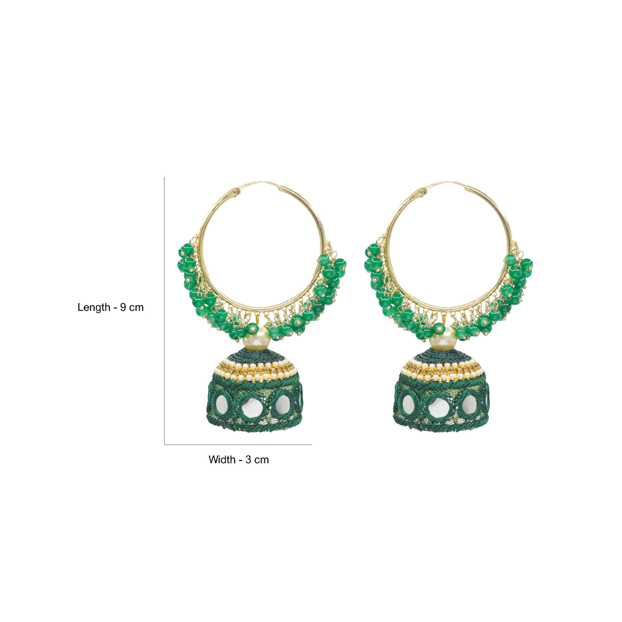 Inaayat - Colourful & Elegant Bali Jumkha Earrings