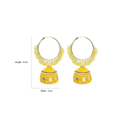 Inaayat - Colourful & Elegant Bali Jumkha Earrings