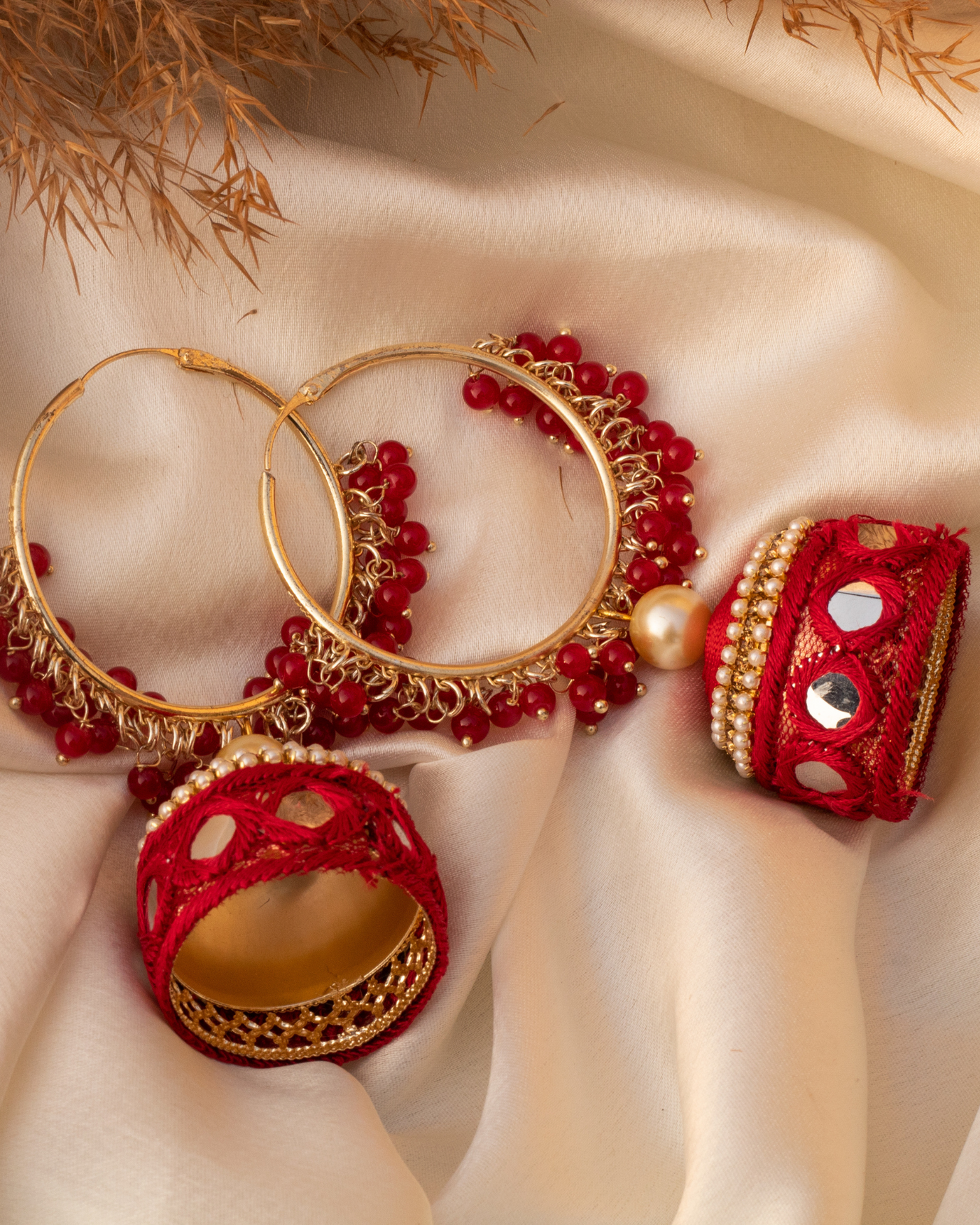 Inaayat - Colourful & Elegant Bali Jumkha Earrings