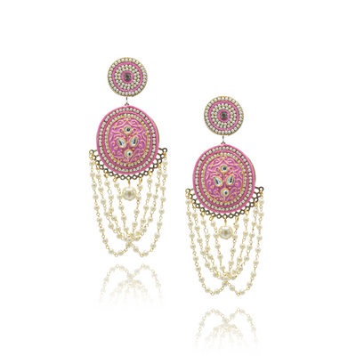 Aks - Stunning Meenakari Earrings