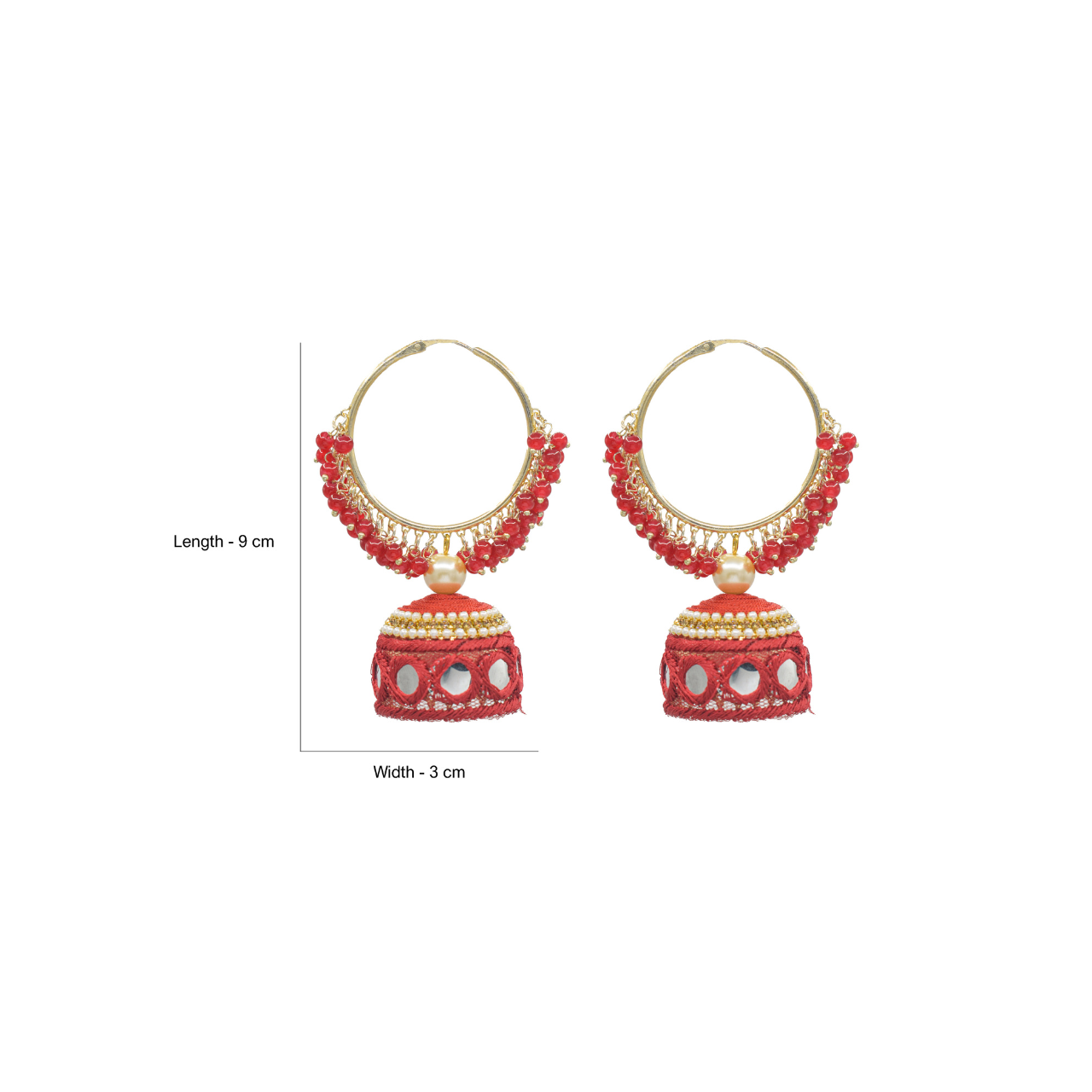 Inaayat - Colourful & Elegant Bali Jumkha Earrings